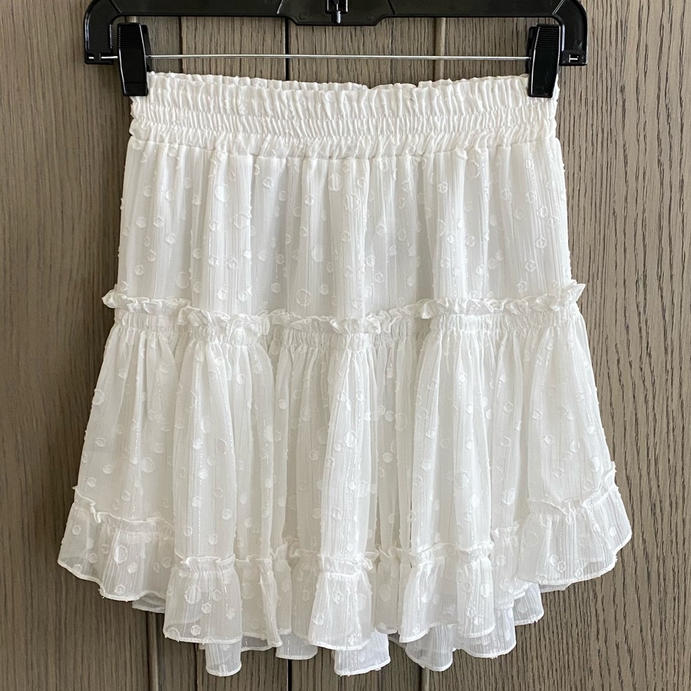 Misa LOS ANGELES Marion Dotted Mini Skirt
